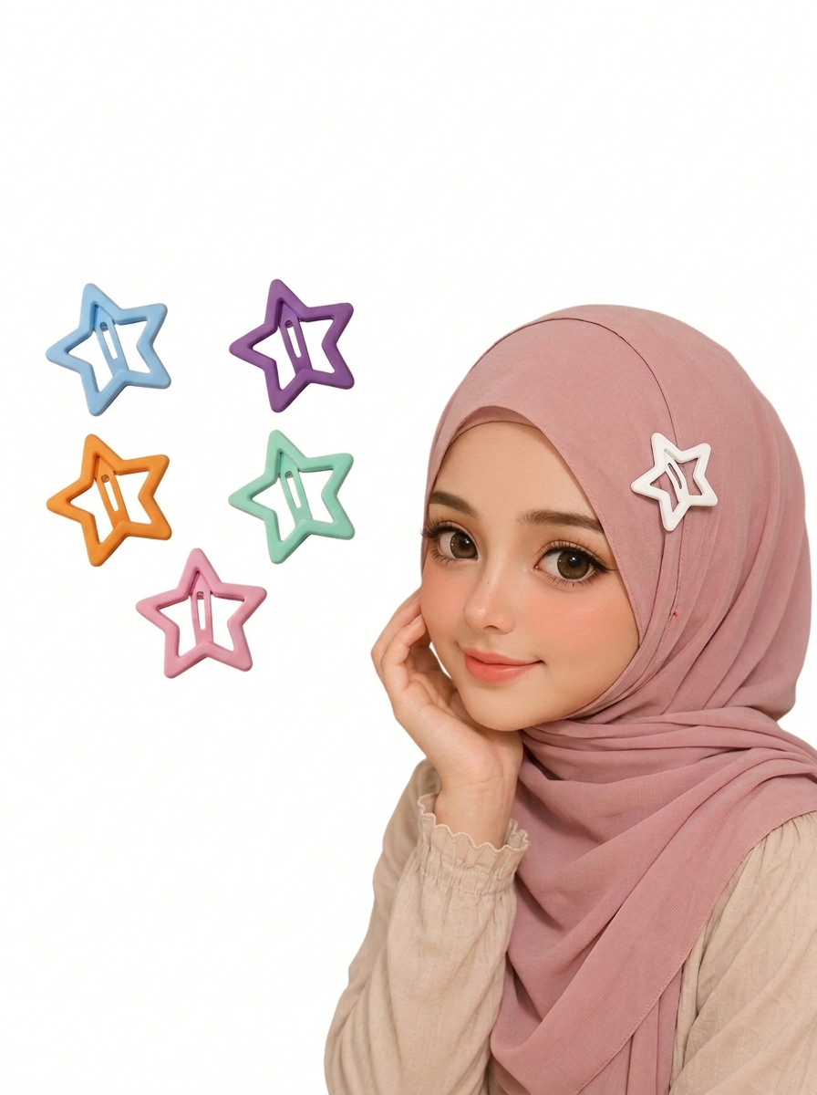 Star Hijab Clips (Pack of 5) — image 1